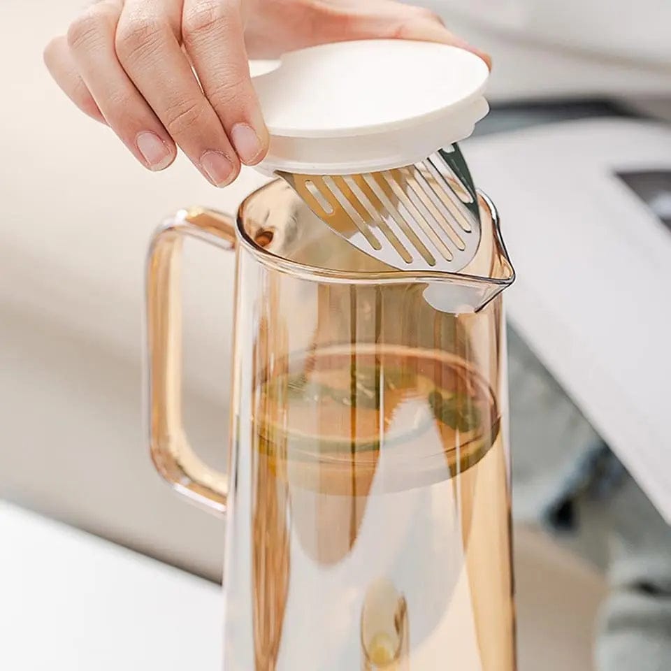 1.8L Glass Design Teapot Carafe