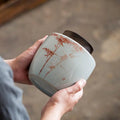 1000 ml Premium Round Ceramic Tea Box