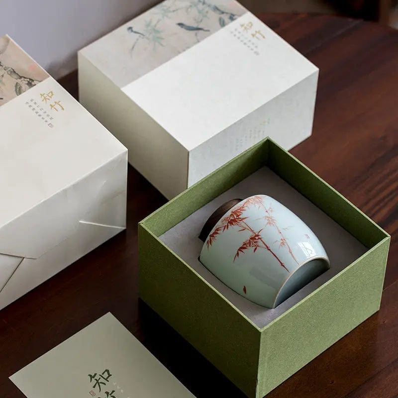 1000 ml Premium Round Ceramic Tea Box