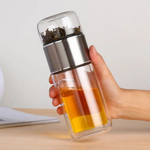 230ML Portable Glass Teapot