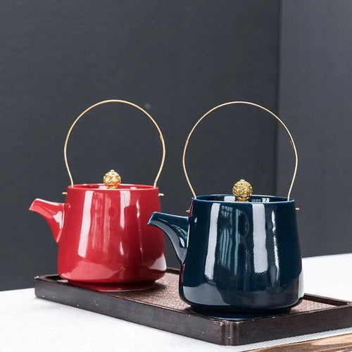 300ML Tall Chinese Porcelain Teapot