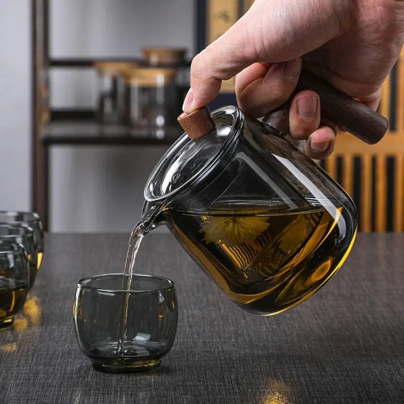 480ML Tinted Glass Teapot
