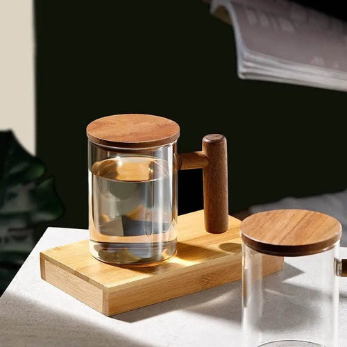 Acacia Wood Tea Mug 400ml