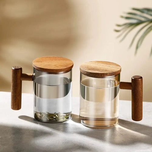 Acacia Wood Tea Mug 400ml