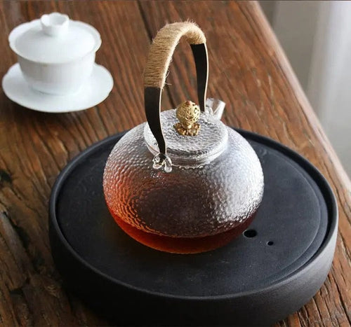 Antique Chinese Glass Teapot 900ML