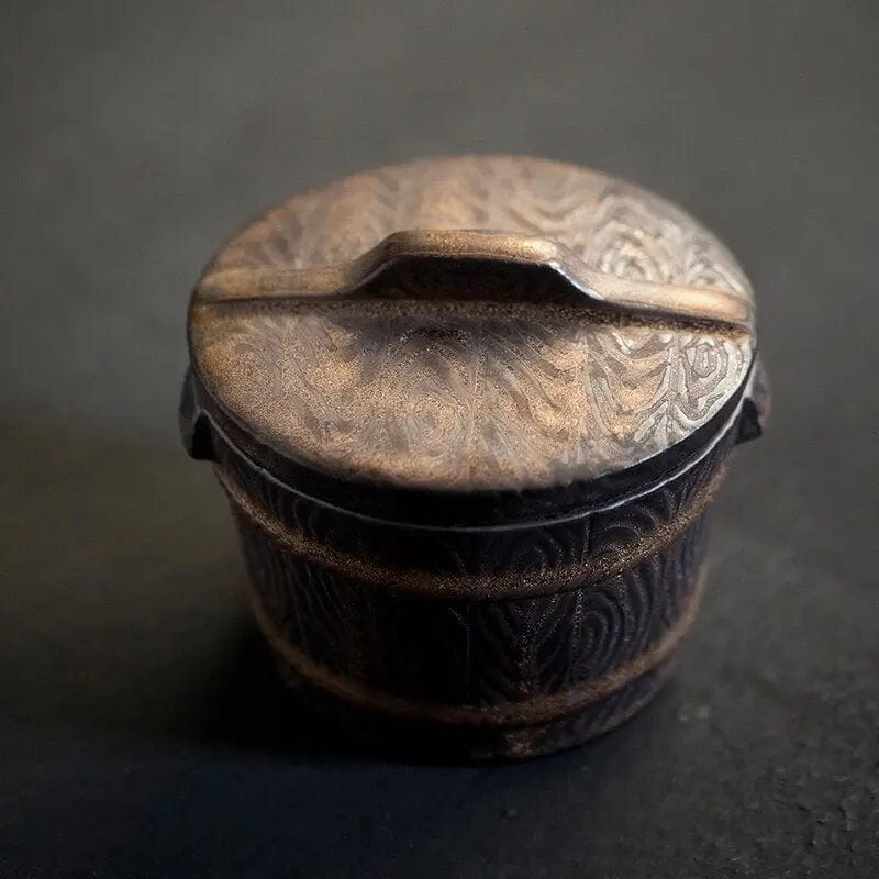 Antique Japanese Ceramic Tea Canister 500ml