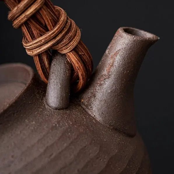 Antique Japanese Earthenware Teapot 200ml