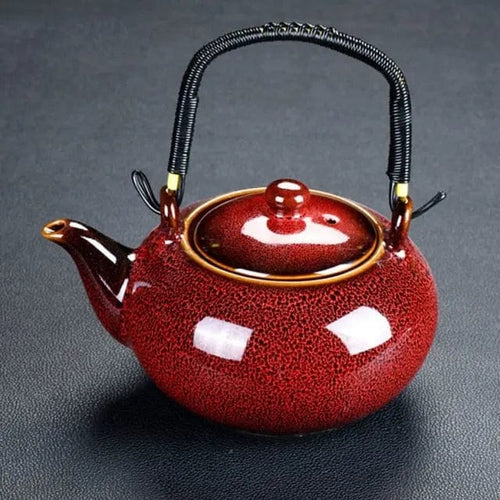 Beautiful Chinese Porcelain Teapot Round 700 ml