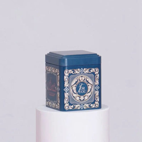 Blue Metal Tea Box for You