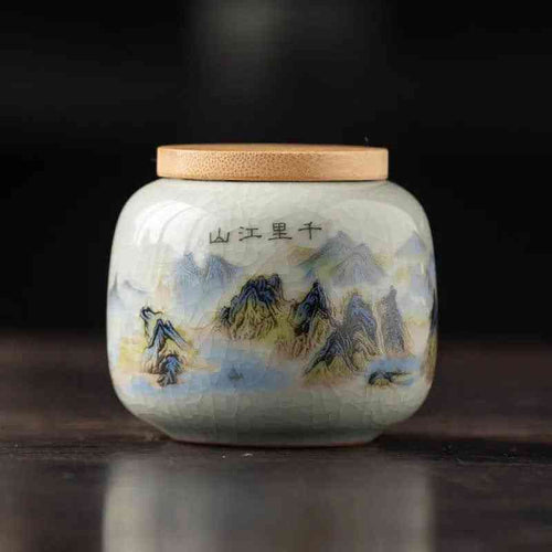 Chinese Ceramic Tea Box