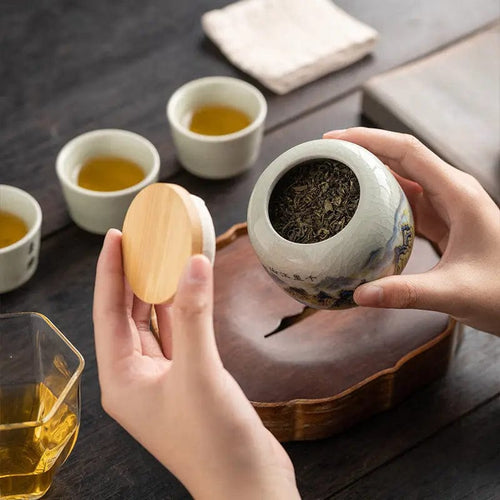 Chinese Ceramic Tea Box