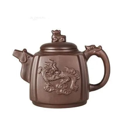 Chinese Clay Teapot with Dragon Motif, 500 ml