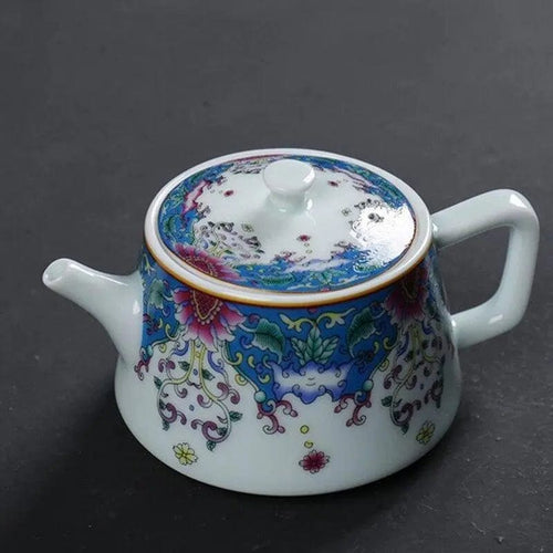 Chinese Floral Porcelain Teapot 210 ml