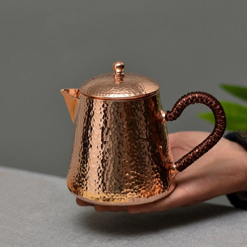 Chinese Hammered Copper Teapot 500ML