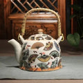 Chinese Porcelain Teapot Fans 900ML