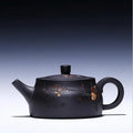 Chinese Yixing Black Flower Clay Teapot 200ML