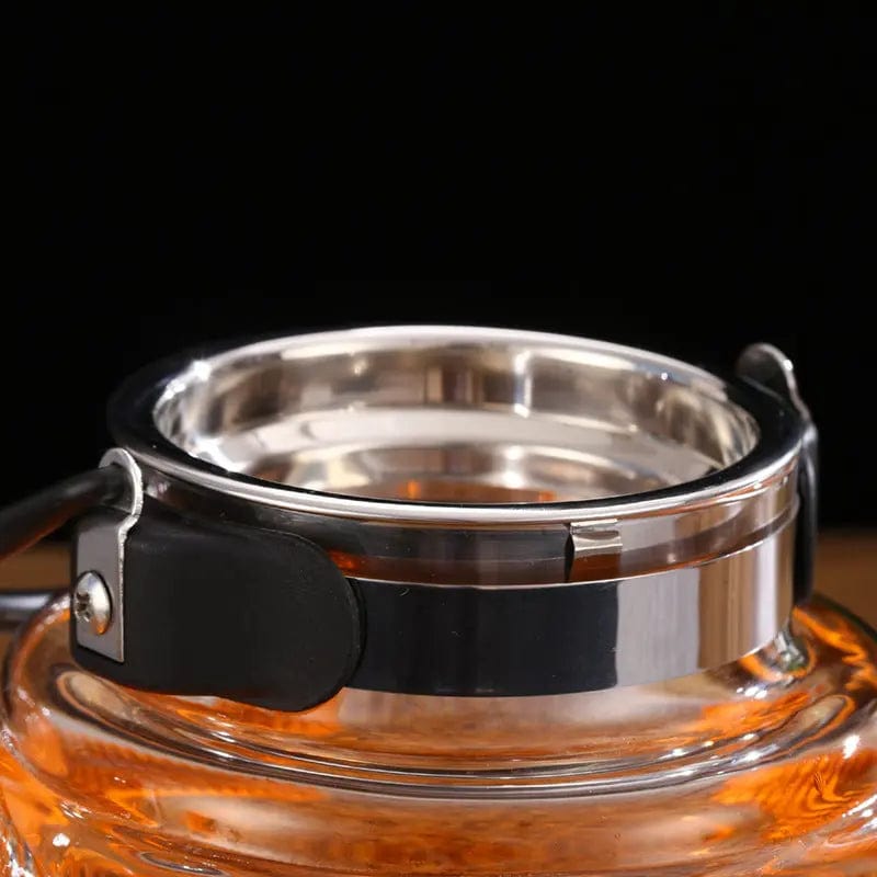 Classic Glass Teapot with Black Handle 800 ml