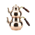 Double Layer Copper Turkish Teapot