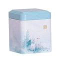 Glacial White Metal Tea Box