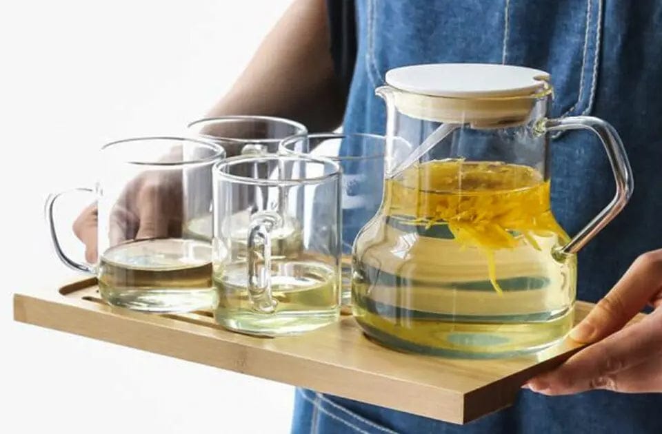 Glass Teapot with Filter 1L