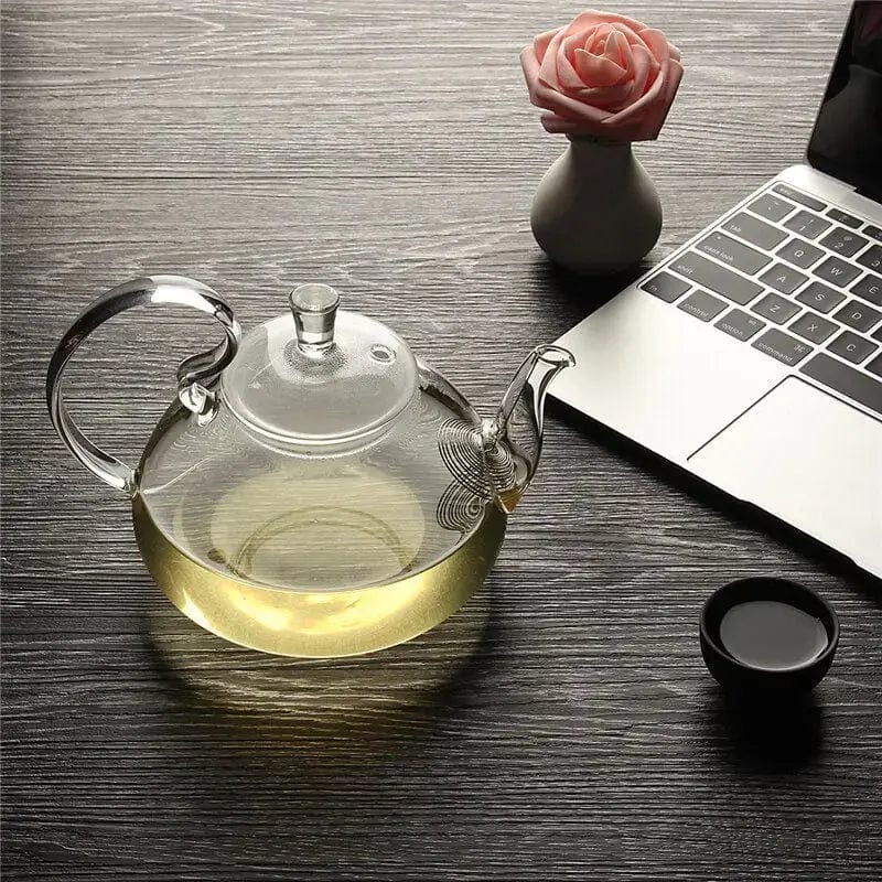 Glass Teapot with Large Handle 400 ml - 800 ml