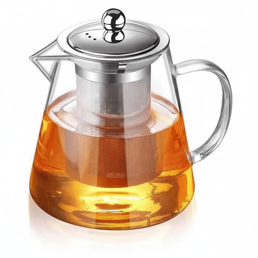Glass Teapot with Tea Filter 450 ml - 1.3L – Borosilicate Glass
