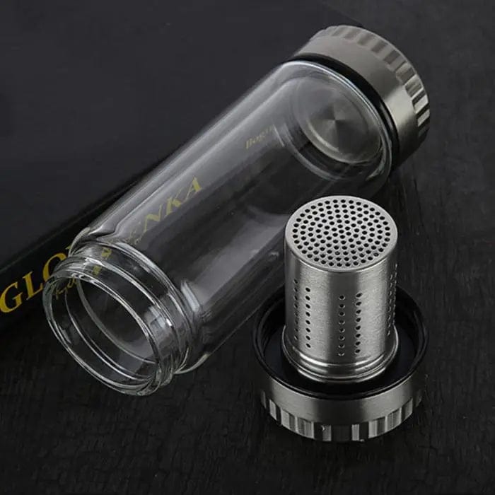 Gray Portable Glass Teapot 300ML - 400ML
