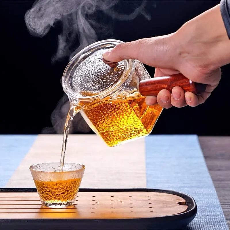 Hammered Glass Teapot 500ML