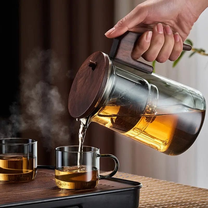 High-Quality Scandinavian Glass Teapot 550ml - 750ml
