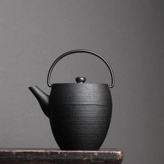 Japanese Black Cast Iron Teapot 1.1L