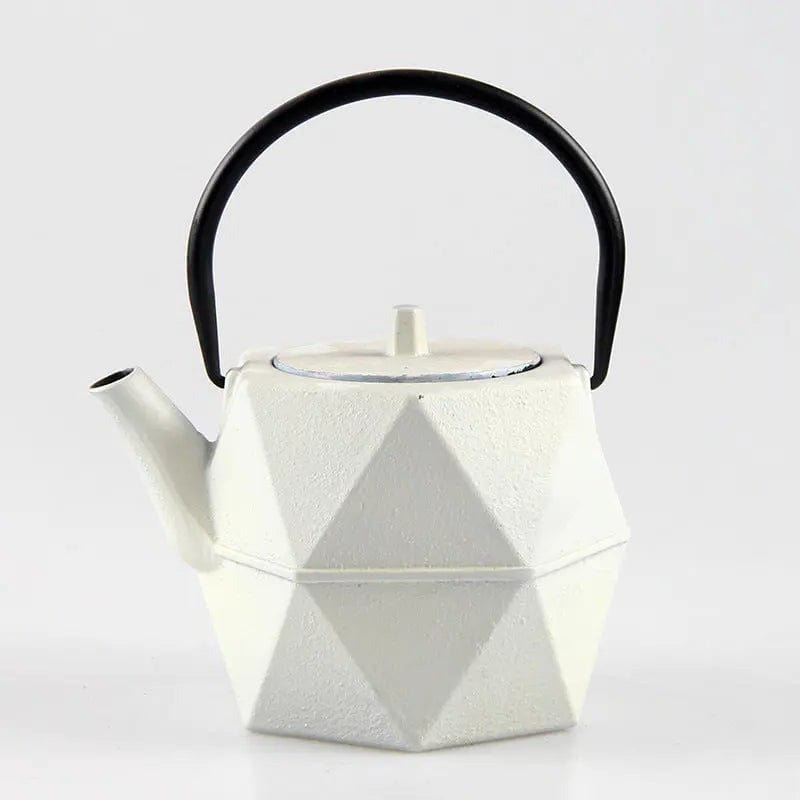 Japanese Cast Iron Teapot in Cube Shape, 1.2 Liter