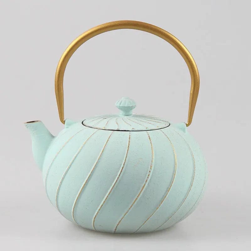 Japanese Cast Iron Teapot Modern Design 1.2L