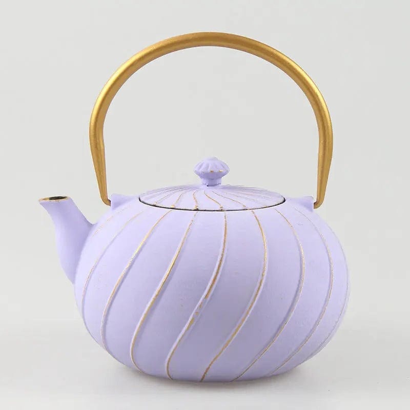 Japanese Cast Iron Teapot Modern Design 1.2L