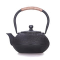 Japanese Cast Iron Teapot with Line Patterns 900 ml