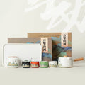 Japanese Ceramic Tea Set with Rotatable Teapot 250 ml and 4 Cups