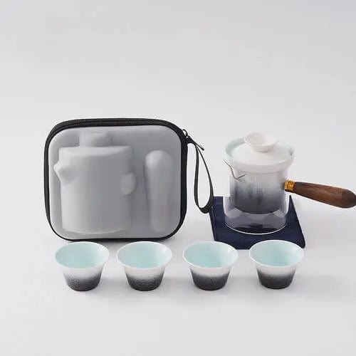 Japanese Kyusu Design Ceramic Tea Set