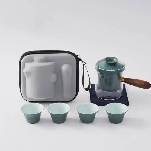 Japanese Kyusu Design Ceramic Tea Set