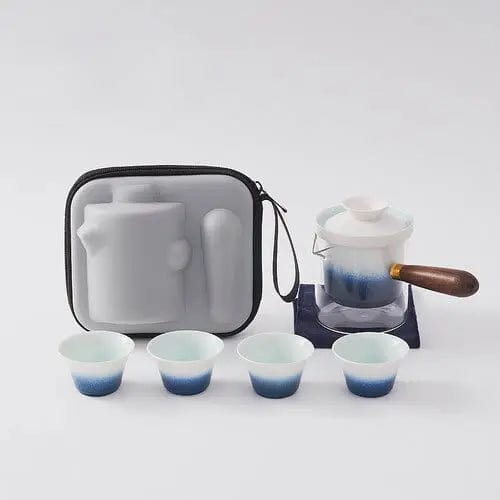 Japanese Kyusu Design Ceramic Tea Set