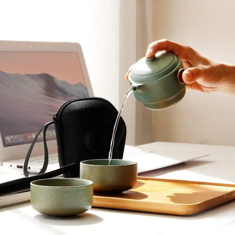 Japanese Portable Ceramic Teapot 180ML