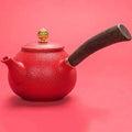 Kyusu Red Chinese Ceramic Teapot 240ML
