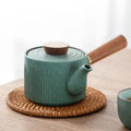 Kyusu Turquoise Chinese Ceramic Teapot 150ML
