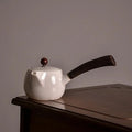 Kyusu White Ceramic Japanese Teapot 200ml