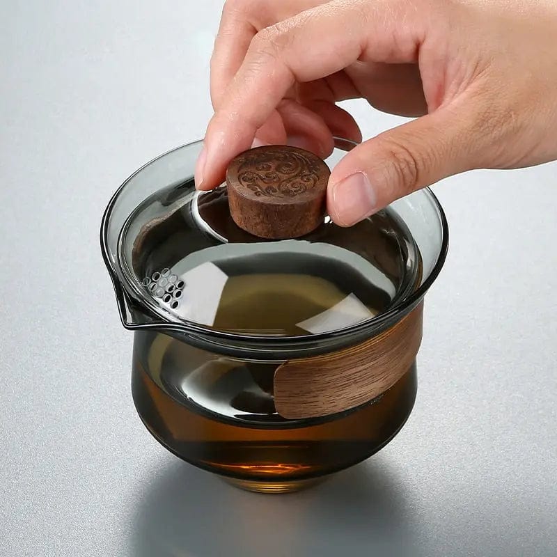 Luxury Gaiwan Glass Teapot 230 ml