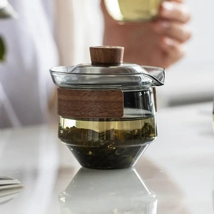 Luxury Gaiwan Glass Teapot 230 ml