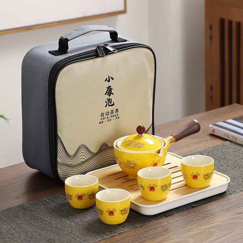 Portable Chinese Ceramic Tea Set
