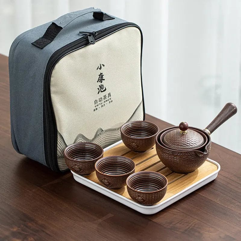 Portable Chinese Ceramic Tea Set