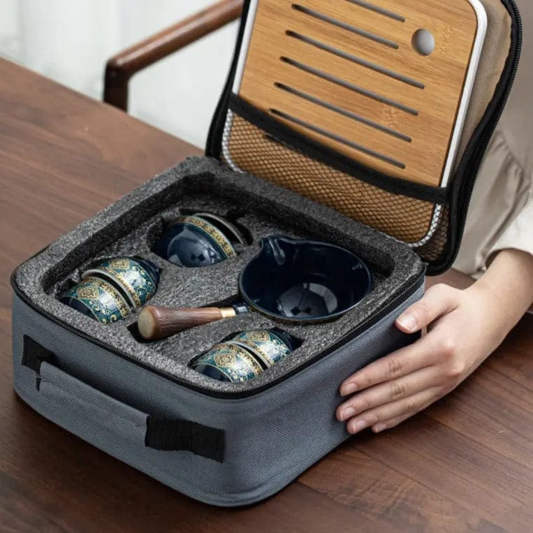 Portable Chinese Ceramic Tea Set