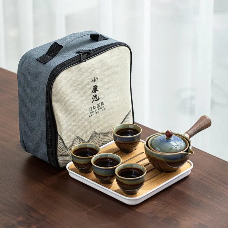 Portable Chinese Ceramic Tea Set