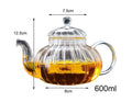 Pumpkin Glass Teapot 600ML
