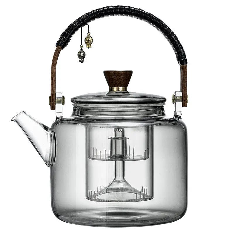 Retro Design Glass Teapot 1L